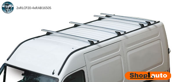 Renault Trafic Lwb 4 Bar Roof Rack Set Caddy Storage Systems