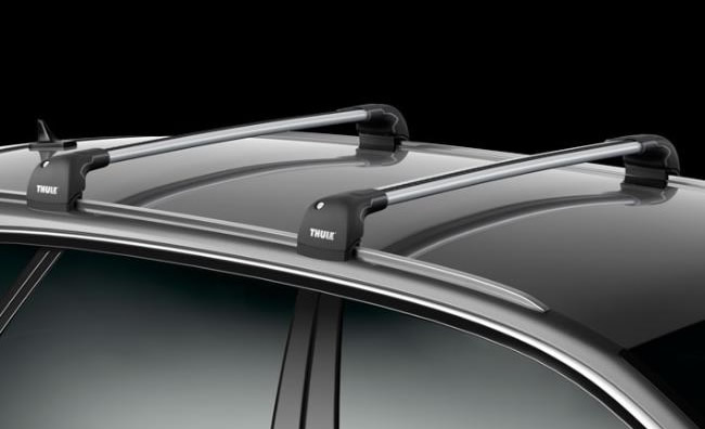 Thule Alu WingBar Evo Black Roof Bars fit Mercedes M Class W164 05-11 Open Rail 